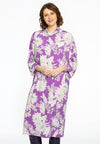 Dress turtle neck PAULINA - purple 