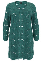 Cardigan AJOUR - green  - #4