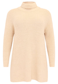 Pullover knit high neck - ecru - #4