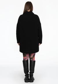 Pullover knit high neck - black - #3