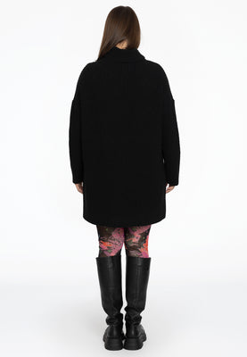 Pullover knit high neck - black  - #3