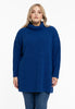 Pullover knit high neck - indigo