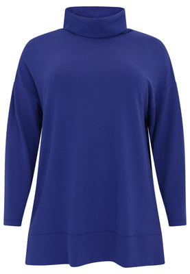 Pullover high neck DIAGONAL - purple  - #4