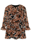Tuniek met volants BOTANIQUE - black - #3