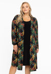 Cardigan pleated long BOTANICA - green 