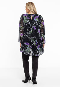 Tunic wide bottom LISIA - black - #3