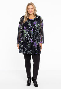 Tunic wide bottom LISIA - black - #2