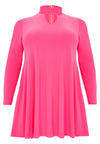 Tunic wide bottom collar DOLCE - pink