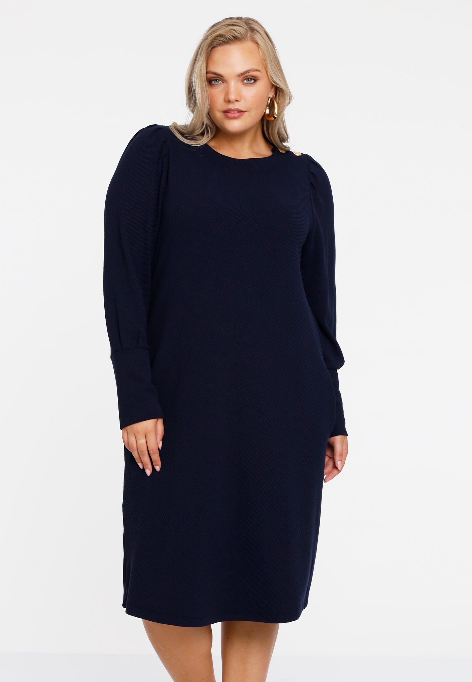 Dress puff sleeve DIAGONAL