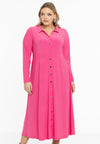 Dress buttoned DOLCE - pink