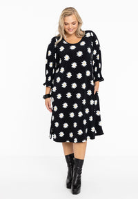 Dress puff sleeve DAISY - black - #5