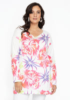 Pullover V-neck LELY - white  - #1