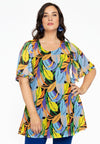 Tunic wide bottom FESTIVAL - black