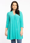 Tunic wide bottom DOLCE - turquoise