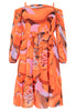 Dress wide belt KAE - orange  - #4