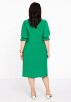 Dress buttoned DOLCE - green  - #3