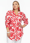 Blouse oversized ANNA - red