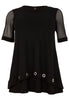 Tunic flare eyelets - black  - #4