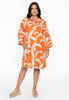 Blouse-jacket PALM TREE - orange  - #2