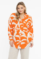 Blouse oversized PALM TREE - orange - #1