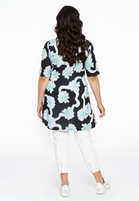 Tunic wide bottom CALYPSO - black - #3