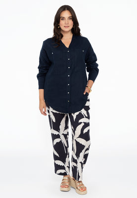 Trousers PALM TREE - blue - #1