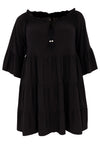 Tunic frill neck DOLCE - black - #3