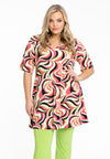 Tunic V wide bottom BONNY - pink