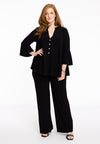 Tunic frilled DOLCE - black