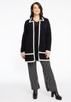 Cardigan Black/White - black 