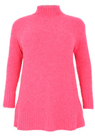 Pullover met col Teddy - pink - #4