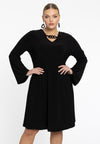 Dress A-line Neckchain DOLCE - black