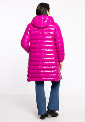 Puff Coat Hooded Short - pink - #3