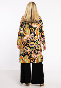 Cardigan pleated PAISLEY - black - #3
