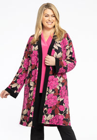 Cardigan long ROSE - pink - #1