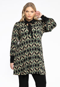 Tunic wide bottom JADE - black - #1