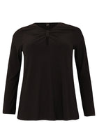 Tunic V-neck opening DOLCE - black  - #4