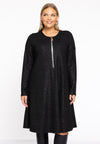 Dress zipper SPARKLE - black