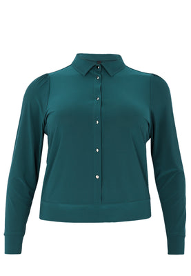 Blouse short DOLCE - dark green - #4