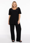 Trousers long PLISSE - black