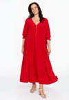 Dress swing smock sleeve DOLCE - red 