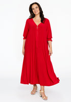 Dress swing smock sleeve DOLCE - red  - #2