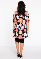 Blouse puff sleeve HIBISCUS - black - #3