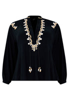 Tunic embroidery DOLCE - black  - #4