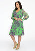 Dress A-line FIERCE - green  - #5