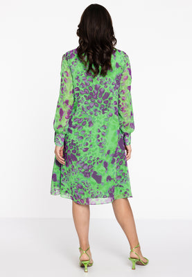 Dress A-line FIERCE - green  - #3