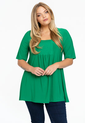 Tunic flare DOLCE - green  - #1