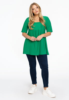 Tunic flare DOLCE - green  - #2