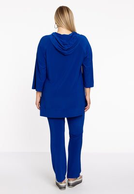 Hoodie A-line DOLCE - indigo - #3