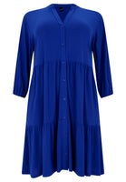 Dress ruffled DOLCE - indigo - #4